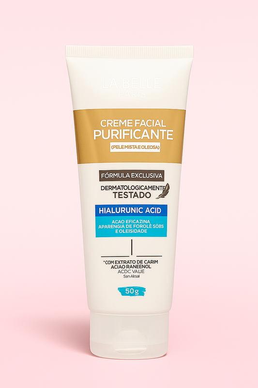 Crema facial con acido hialuronico