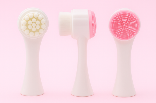 Cepillo limpiador facial 2 en 1