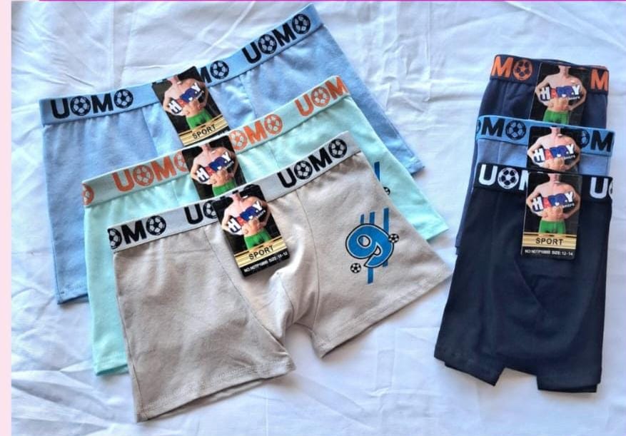 Bóxer Niño Algodón Uomo