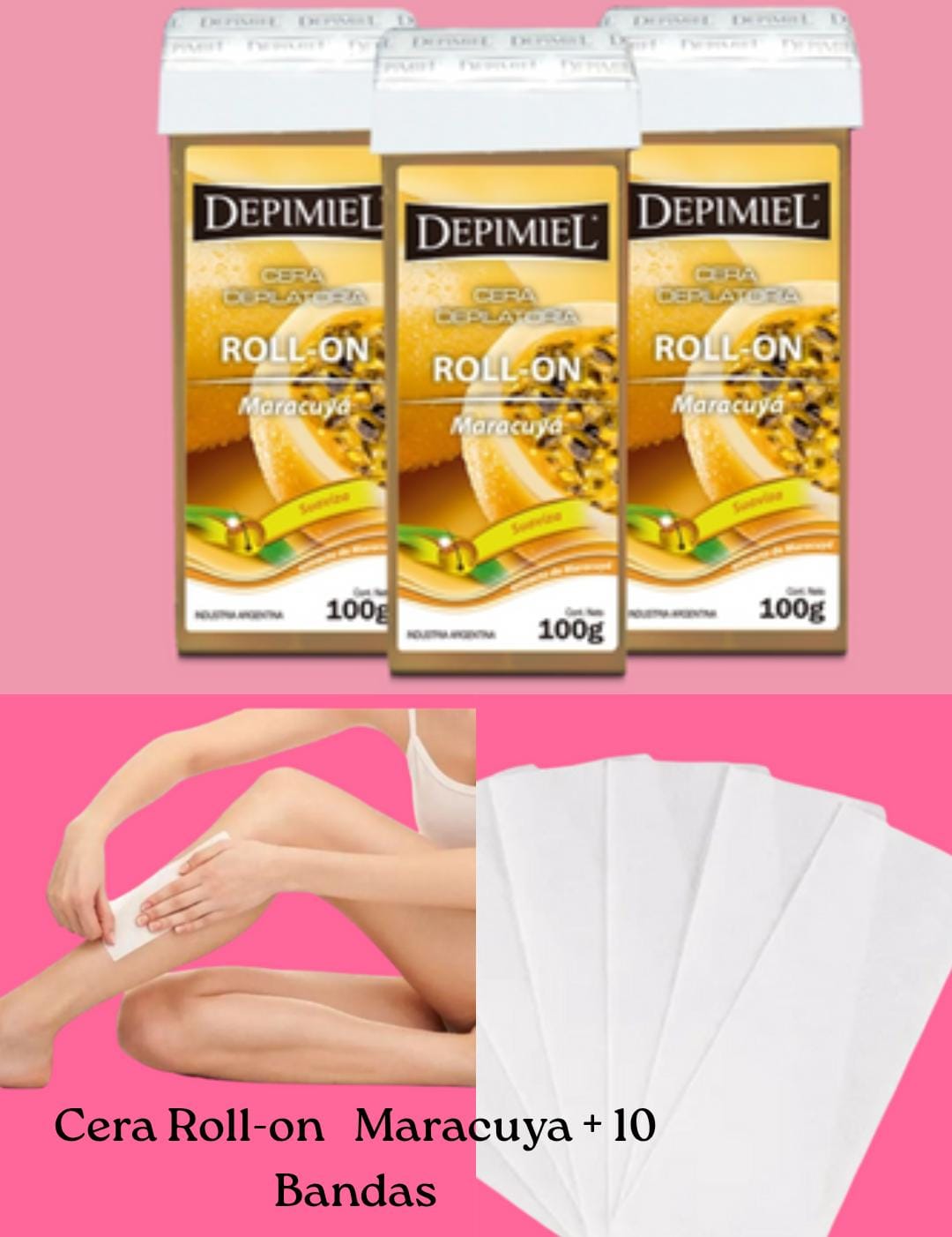 Cera Rollon Depimiel +10 Bandas depilatorias