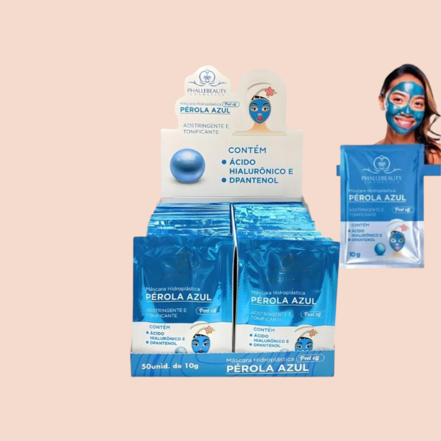 Mascarilla Perla Azul