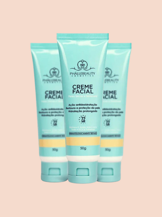 Crema Facial Para Tipo de Piel Seca y Sensible